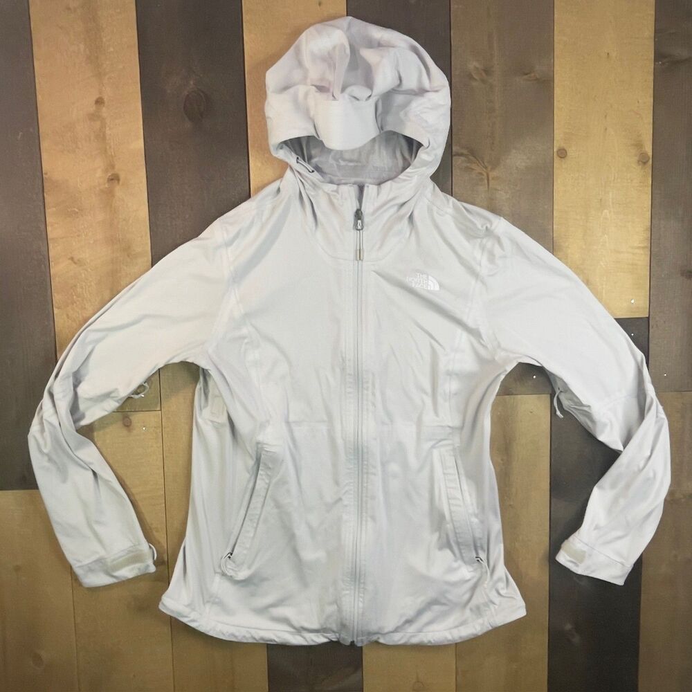 The North Face Women's LARGE Dry Vent Jogger Hoodie Lightweight LIGHT GRAY